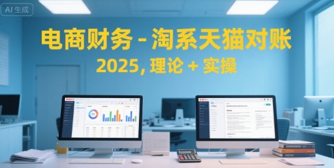 电商财务-淘系天猫对账2025，理论+实操-快名资源网