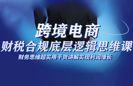 跨境电商财稅合规底层逻辑思维课-快名资源网
