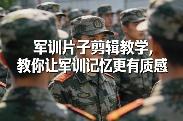 军训片子剪辑教学，教你让军训记忆更有质感-快名资源网