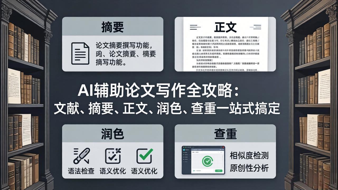 AI辅助论文写作全攻略：文献、摘要、正文、润色、查重一站式搞定-快名资源网