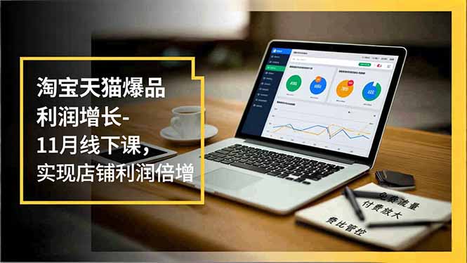 淘宝天猫爆品利润增长-11月线下课，免费流量、付费放大、费比管控，实现店铺利润倍增-快名资源网