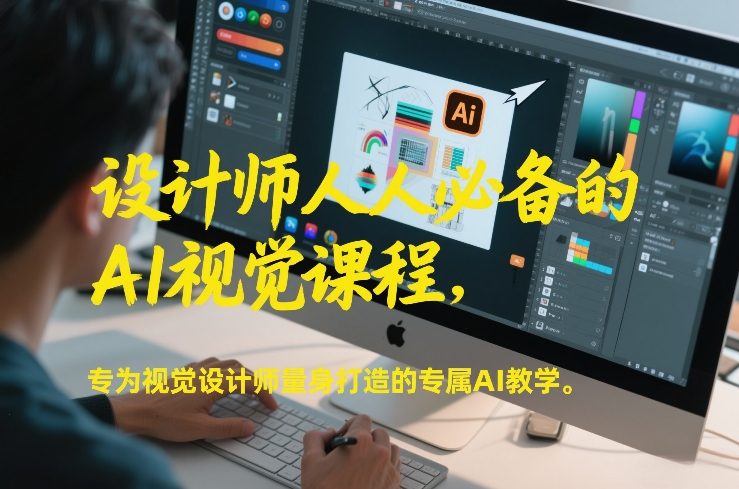 设计师人人必备的AI视觉课程，专为视觉设计师量身打造的专属AI教学-快名资源网