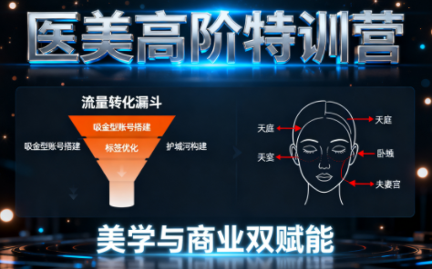 0-1000万医美高阶特训营课程-快名资源网