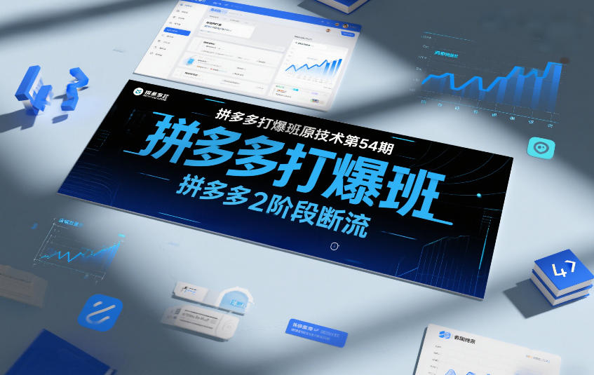 拼多多打爆班原创技术第54期，拼多多2阶段断流-快名资源网