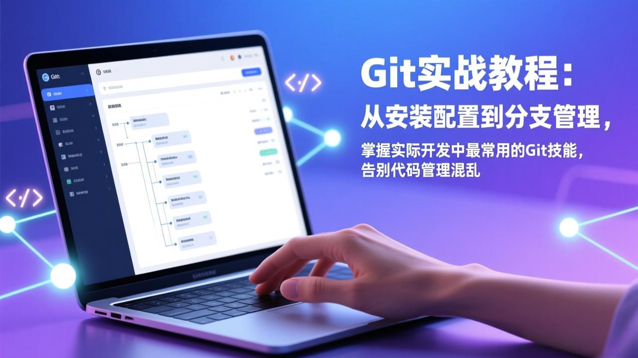 Git实战教程：从安装配置到分支管理，掌握实际开发中最常用的Git技能，告别代码管理混乱-快名资源网