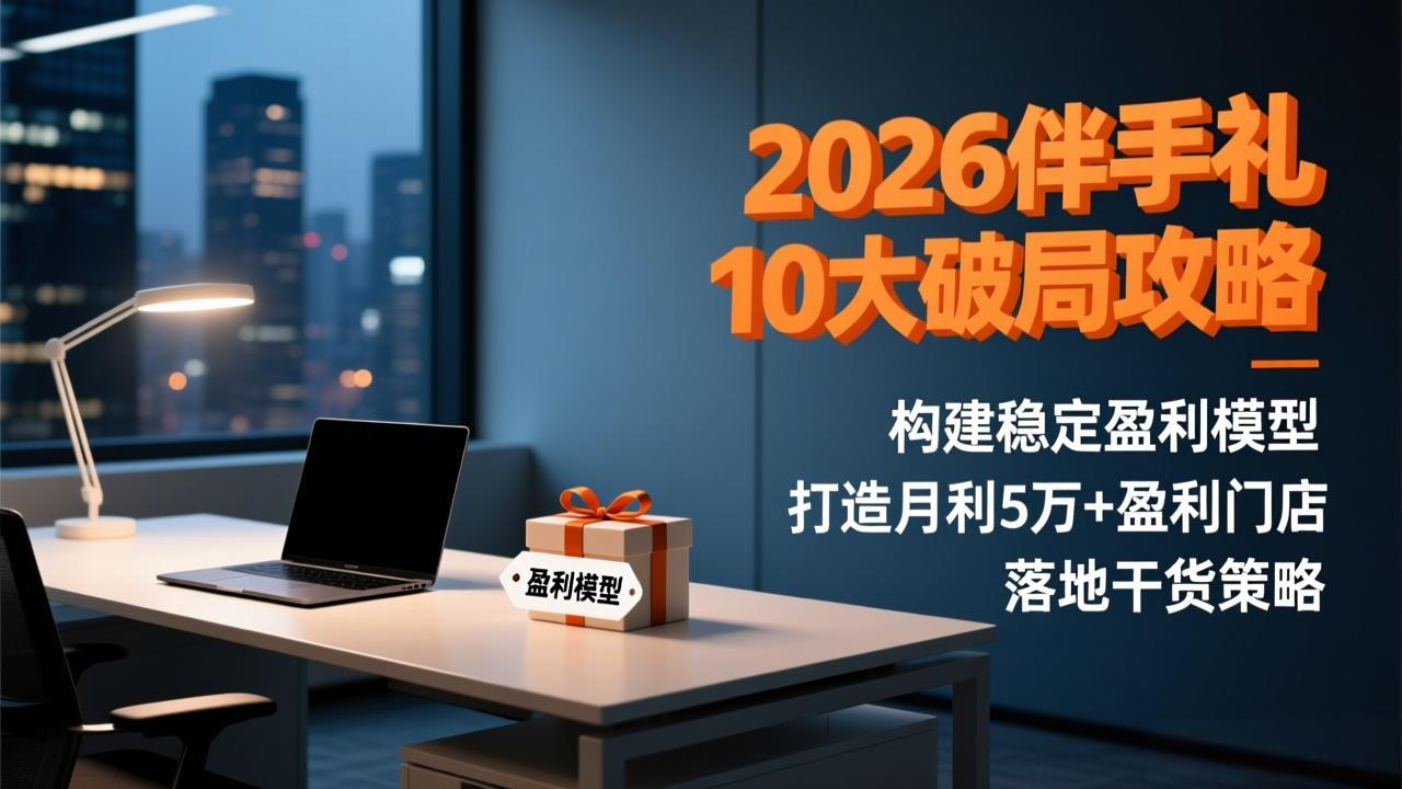 2026伴手礼10大破局攻略：构建稳定盈利模型，打造月利5万+盈利门店，落地干货策略-快名资源网