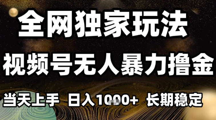 年底最新独家视频号无人直播撸礼物，小白也能轻松日入1k+，长期稳定，可批量复制【揭秘】-快名资源网