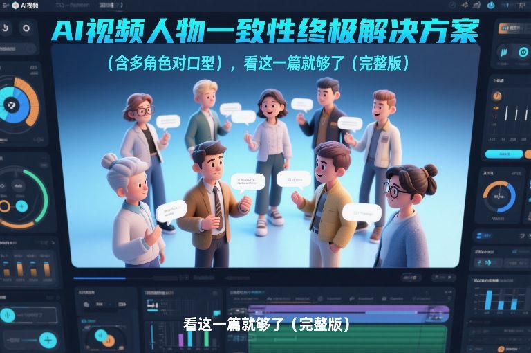 AI视频人物一致性终极解决方案(含多角色对口型)，看这一篇就够了(完整版)-快名资源网