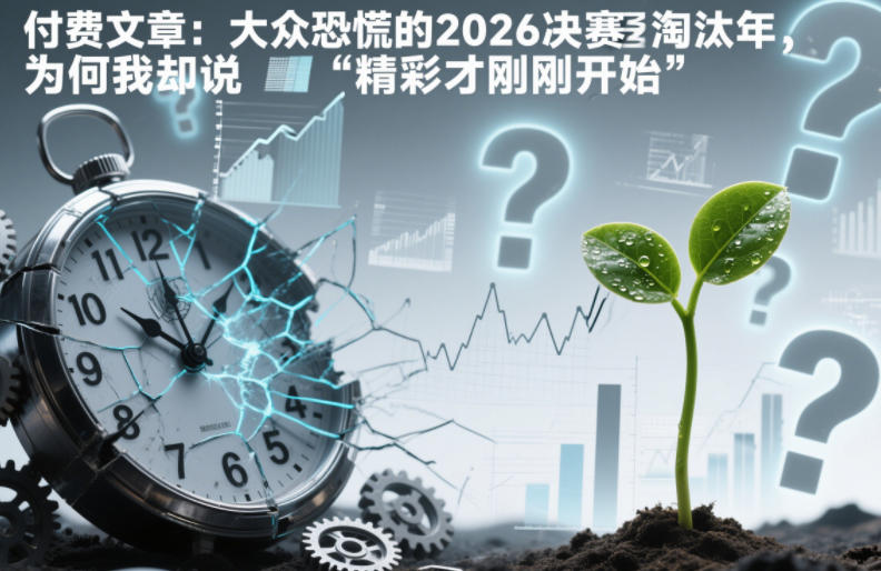 付费文章：大众恐慌的2026决赛淘汰年，为何我却说“精彩才刚刚开始”？-快名资源网