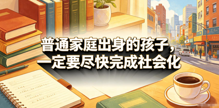 付费文章：普通家庭出身的孩子，一定要尽快完成社会化-快名资源网