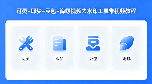 可灵–即梦–豆包–海螺视频去水印工具带视频教程-快名资源网