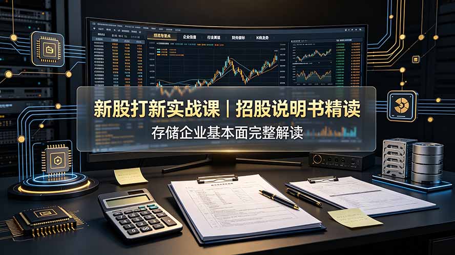 付费文章：新股打新实战课｜招股说明书精读，存储企业基本面完整解读-青虫资源网