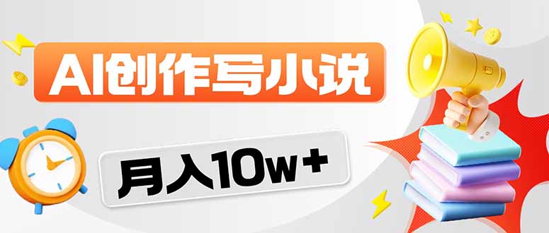 2026风口项目AI写小说 轻松实现月入10w+-快名资源网