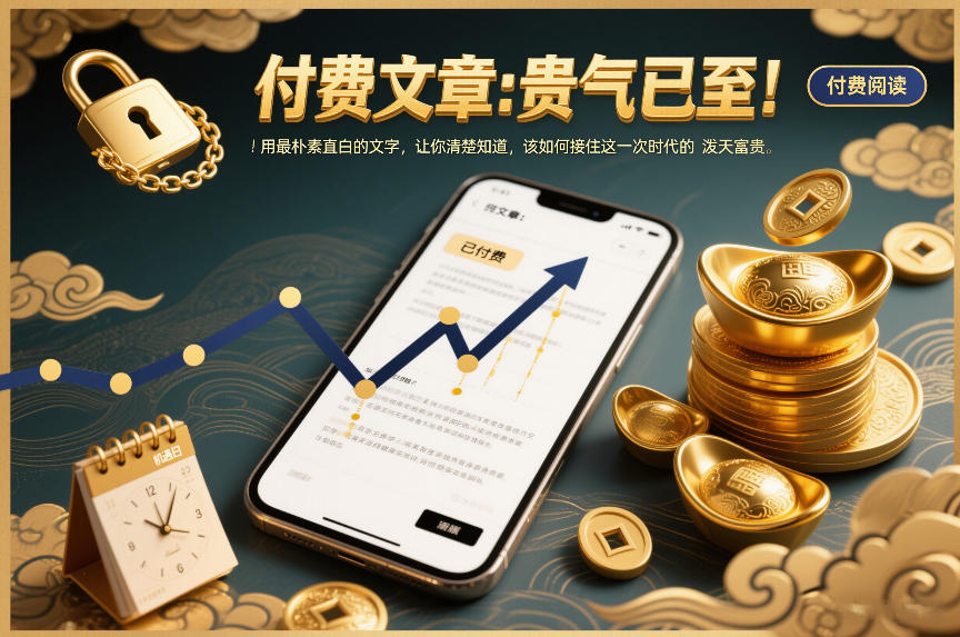 付费文章：贵气已至！用最朴素直白的文字，让你清楚知道，该如何接住这一次时代的泼天富贵-快名资源网
