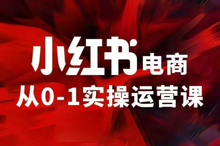 小红书电商运营，97节小红书vip内部课，带你实现小红书赚钱-快名资源网