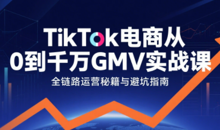 三千老师·TikTok电商从0到千万GMV实战课-快名资源网