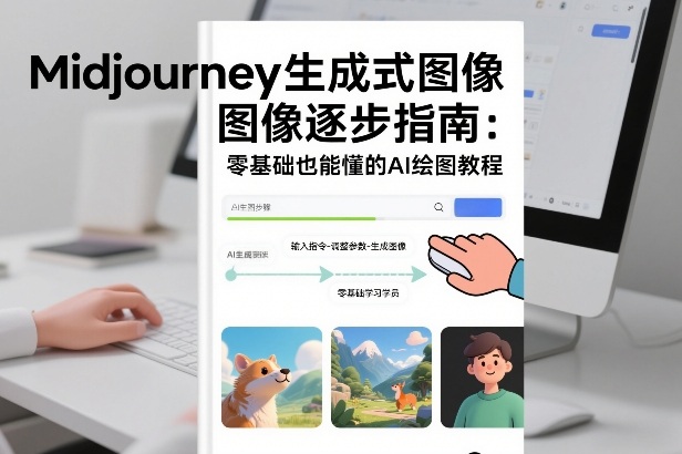 Midjourney生成式图像逐步指南：零基础也能懂的AI绘图教程-快名资源网