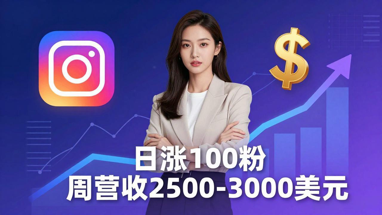想做数字产品？Sheri亲授：日涨100粉、每周2500至3000美元的营收，Instagram躺着赚-青虫资源网