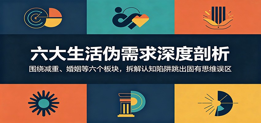 六大生活伪需求深度剖析：围绕减重、婚姻等六个板块，拆解认知陷阱跳出固有思维误区-快名资源网