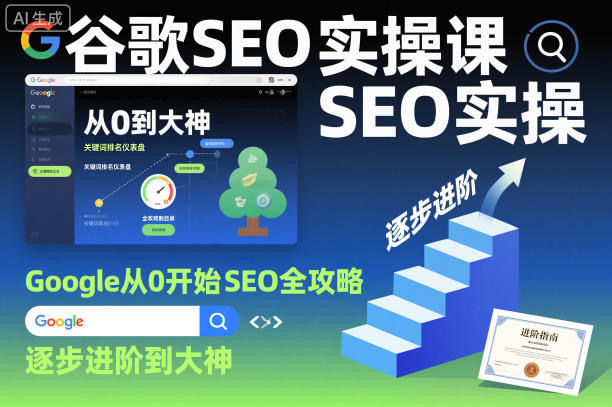 谷歌SEO实操课，Google从0开始SEO全攻略，逐步进阶到大神-快名资源网