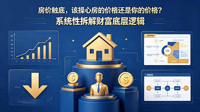 付费文章：房价触底，该操心房的价格还是你的价格？系统性拆解财富底层逻辑-快名资源网