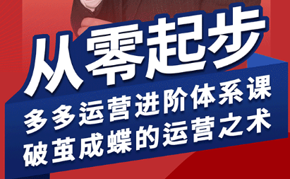 海神·拼多多运营进阶系统课(更新9月)-快名资源网