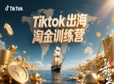 Tiktok出海淘金训练营，跨境电商TK实战变现-快名资源网