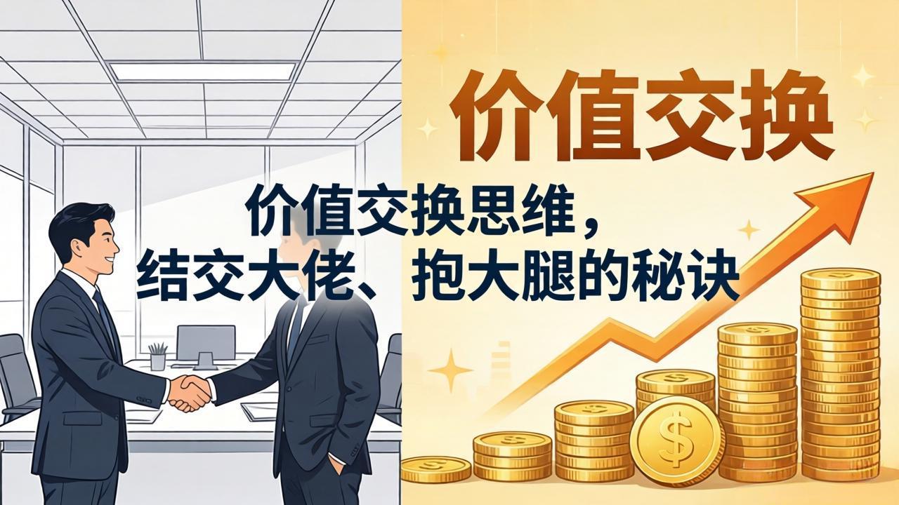 某付费文章：价值交换思维，结交大佬、抱大腿的秘诀-快名资源网