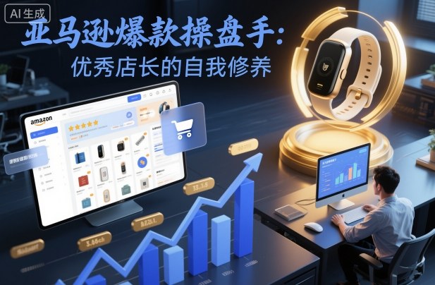 亚马逊爆款操盘手：优秀店长的自我修养-快名资源网