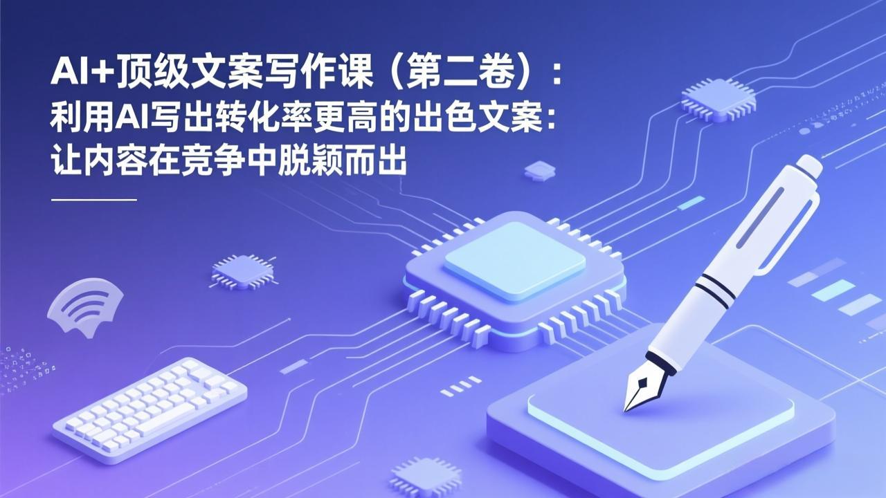 AI+顶级文案写作课(第二卷-快名资源网