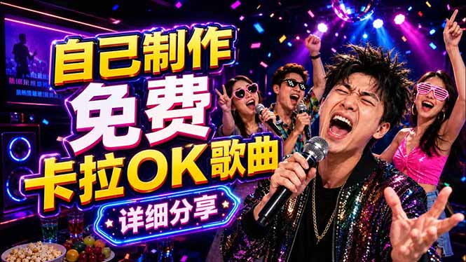 免费卡拉OK歌曲制作全攻略：音轨分离字幕制作，零基础快速做出专业K歌视频-快名资源网