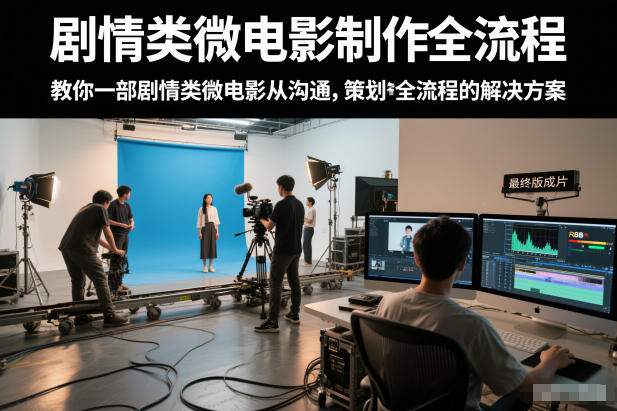 剧情类微电影制作全流程，教你一部剧情类微电影从沟通，策划到拍摄制作全流程的解决方案-快名资源网