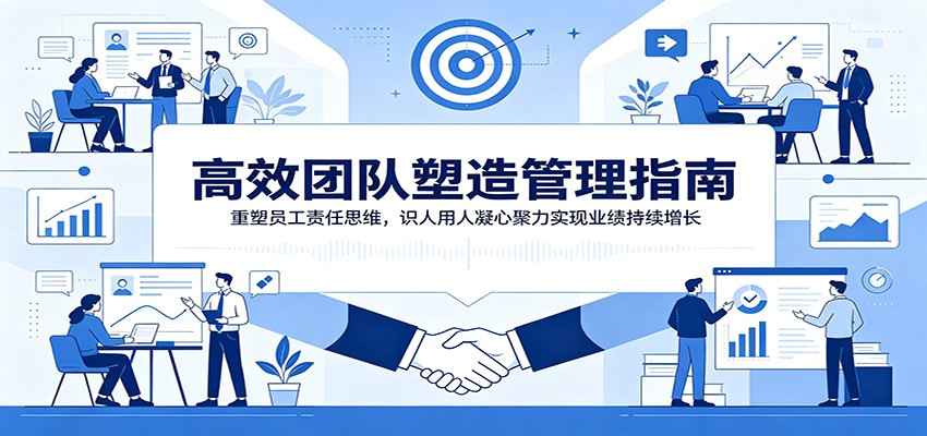 高效团队塑造管理指南：重塑员工责任思维，识人用人凝心聚力实现业绩持续增长-青虫资源网
