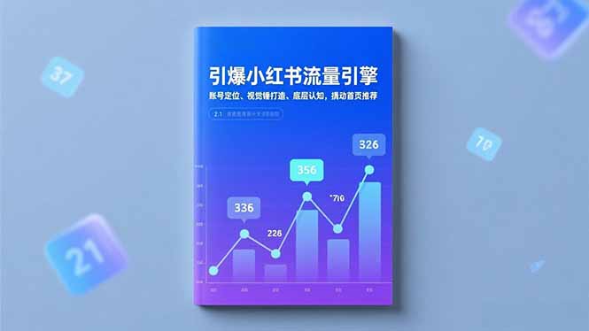 引爆小红书流量引擎，账号定位、视觉锤打造、底层认知，撬动首页推荐-快名资源网