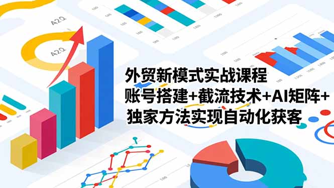 外贸新模式实战课程-更新2月，账号搭建+截流技术+AI矩阵+独家方法实现自动化获客-快名资源网