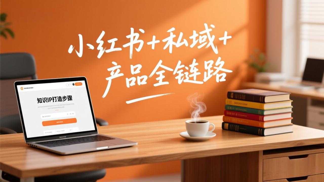 个人IP系统变现课2026，小红书+私域+产品全链路，手把手教你打造年入百万的知识IP-快名资源网