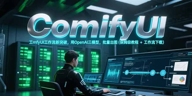 ComfyUI工作流新突破，用OpenAI三模型，批量出图(保姆级教程+工作流下载-快名资源网