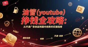 油管(youtube)挣钱全攻略：从开通广告收益到国内收款的实操指南(更新)-快名资源网