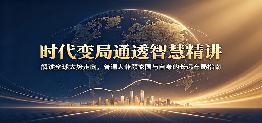 时代变局通透智慧精讲：解读全球大势走向，普通人兼顾家国与自身的长远布局指南-青虫资源网