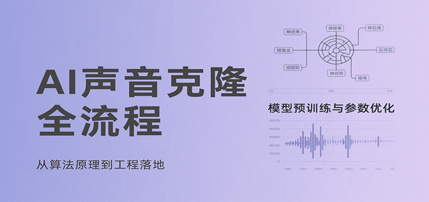 AI声音克隆全流程，基础概念到实战应用，3秒极速声音复刻、模型预训练、云端部署等-快名资源网