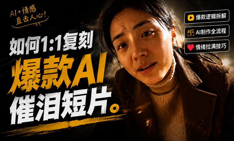 豆包+Gemini生成真人AI短剧-拆解复刻百万爆款第一人称短片，一站式讲透爆款复刻全流程-快名资源网