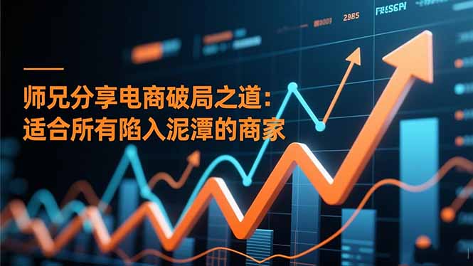 师兄分享电商破局之道：适合所有陷入泥潭的商家-快名资源网