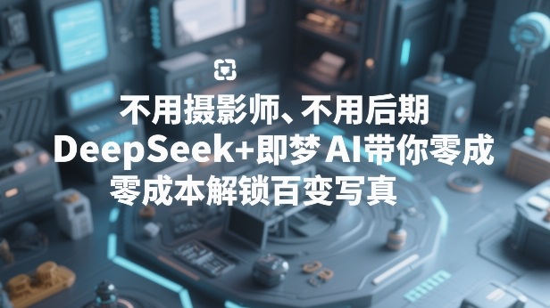 不用摄影师、不用后期，DeepSeek+即梦AI带你零成本解锁百变写真！-快名资源网