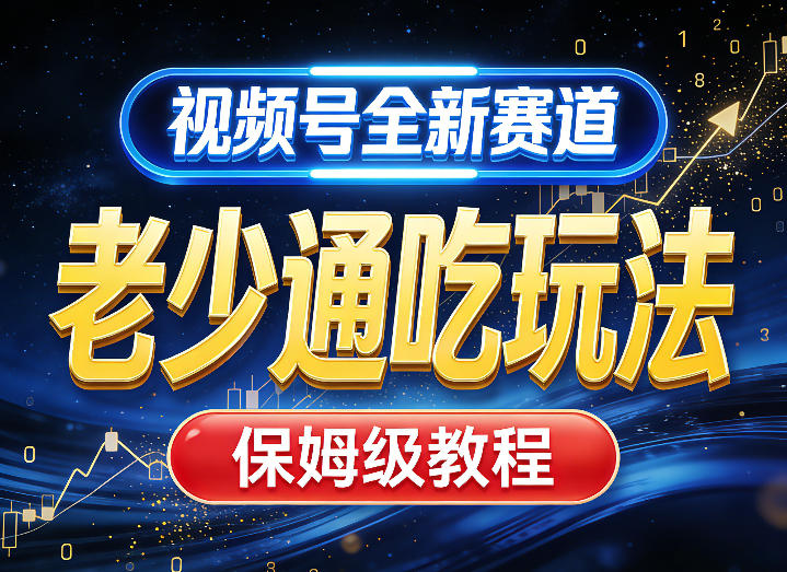 视频号全新AI赛道，老少通吃玩法，保姆级教程-快名资源网