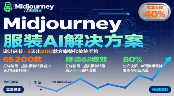 AI在服装领域的运用，使用midjourney做服装辅助企业降低成本-快名资源网