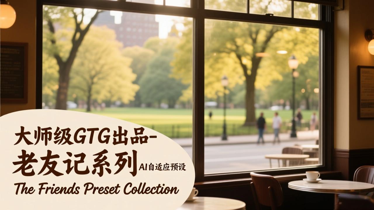 大师级GTG出品-老友记系列AI自适应预设The Friends Preset Collection-快名资源网