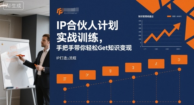 IP合伙人计划实战训练，手把手带你轻松Get知识变现-快名资源网