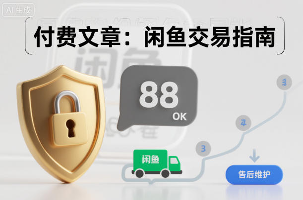 付费文章：闲鱼交易指南，怎么才能降低被坑被马扁的概率-快名资源网