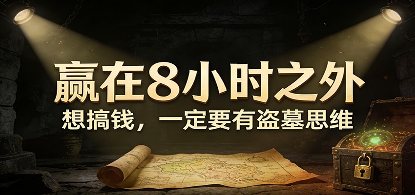 公众号付费文章《赢在8小时之外，想搞钱，一定要有盗墓思维》-快名资源网
