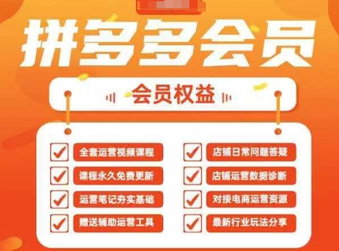 2025拼多多运营实战课，40节全流程教学，覆盖拼多多运营全链路-快名资源网